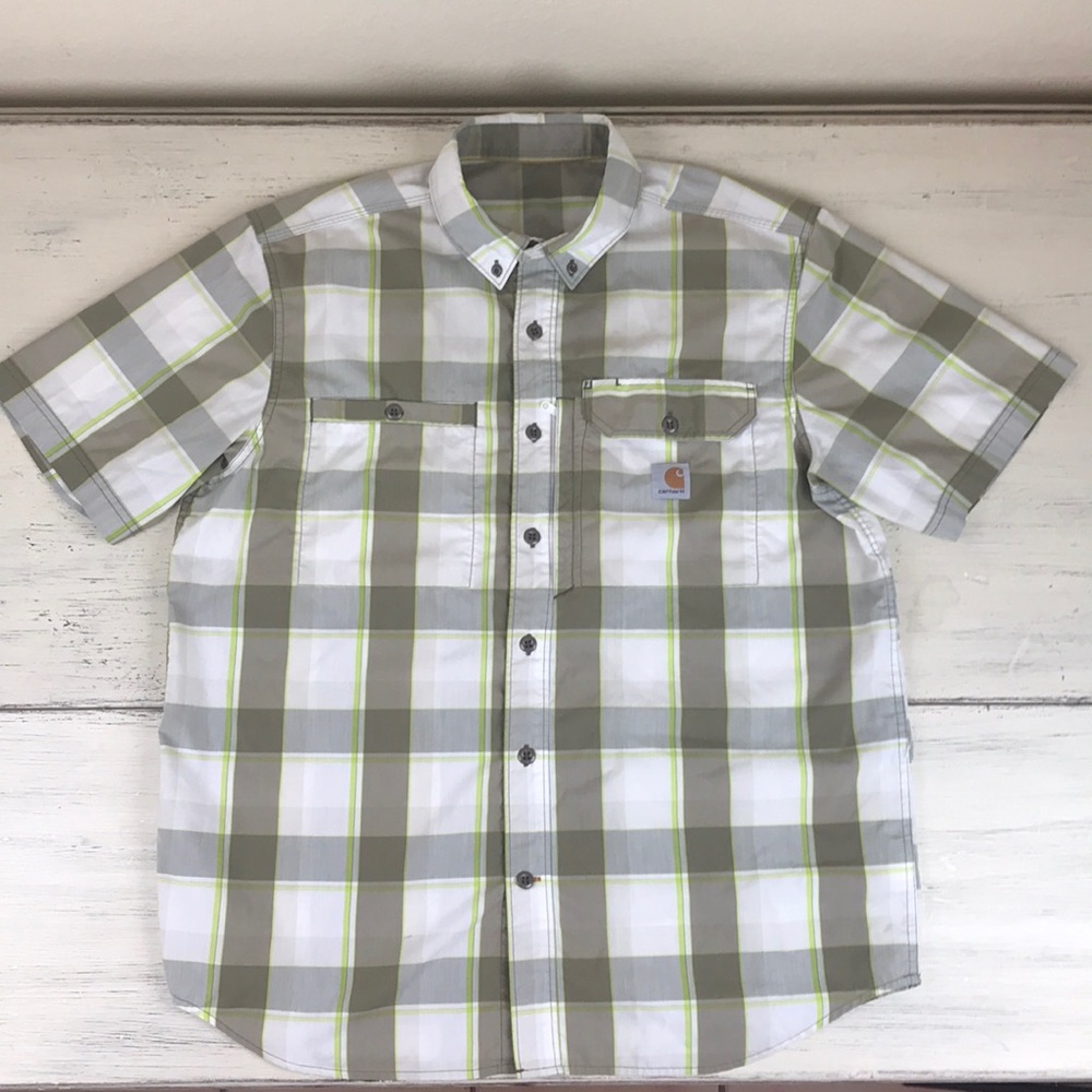 Carhartt Workforce plaid shirt sleeve size L